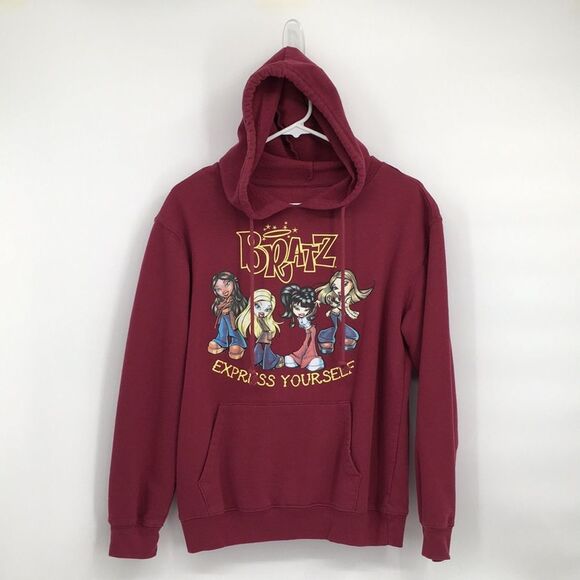 Bratz Tops - Bratz Hoodie Sweatshirt Express Yourself Juniors Large 11-13